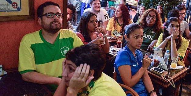 Brezilya Almanya maçı sosyal medyanın gündeminde