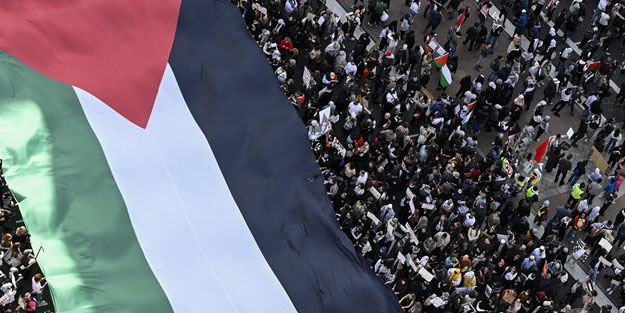 Brezilya, Venezuela ve Bolivya'da Filistin'e destek gösterisi