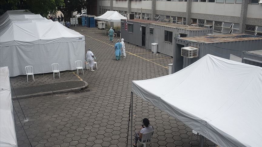 Brezilya'da Kovid-19 nedeniyle can kaybı 24 bin 512'ye yükseldi