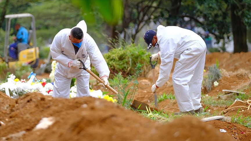 Brezilya'da Kovid-19'dan ölenlerin sayısı 22 bin 13'e yükseldi