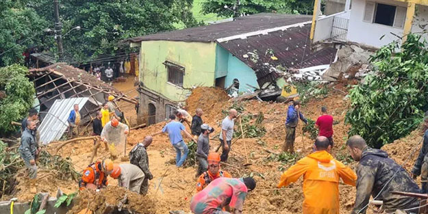Brezilya'da sel ve toprak kaymalarında ölenlerin sayısı 65'e yükseldi