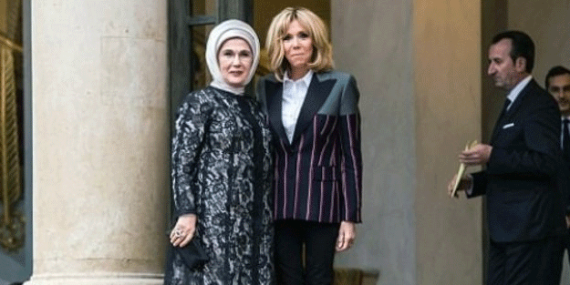 Brigitte Macron, Emine Erdoğan'ı aradı