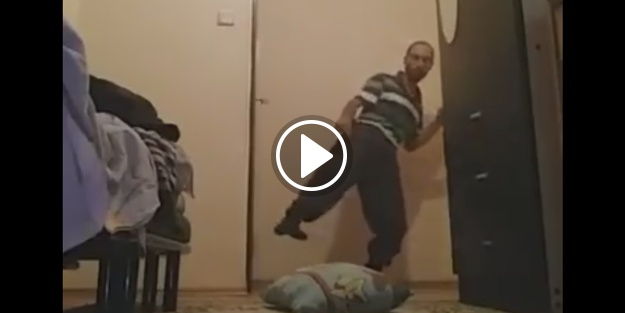 'Bruce Lee'yi taklit etmeye çalışan vatandaş