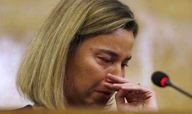 Brüksel için ağlaması tepki çekti