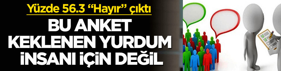 Bu anket, 