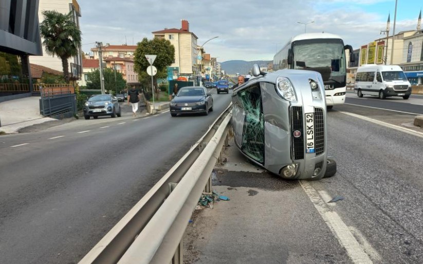 Bu araçtan burnu bile kanamadan çıktı
