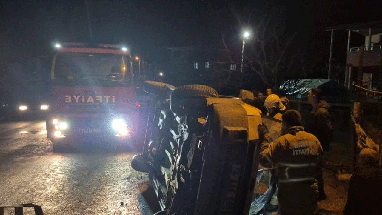 Bu araçtan burunları bile kanamadan çıktılar