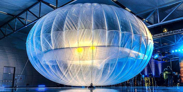 Google'ın bu balonu bedava internet dağıtıyor…