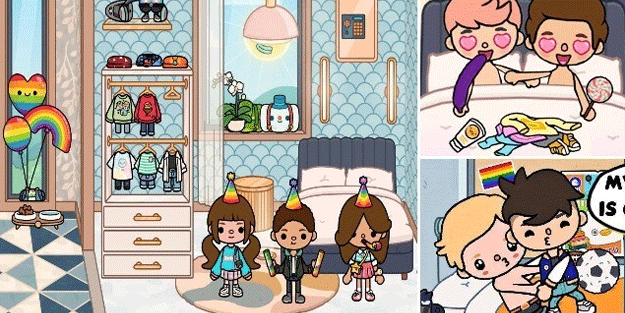 Bu bataklık kurutulmazsa insanlığı kurutacak! Çocuk oyununda sapkın LGBT alçaklığı