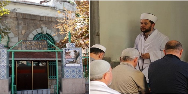Bu cami de, imam da çok farklı