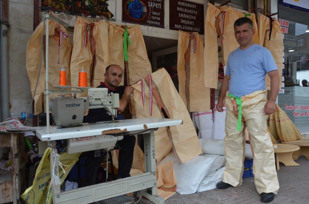 Bu da Karadeniz usulü bahçe pantolonu 