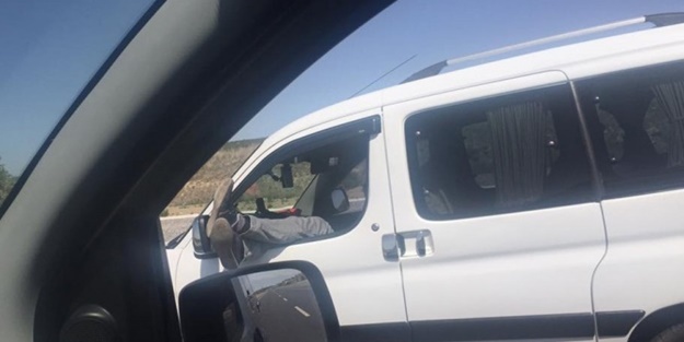 Bu da keyf düşkünü trafik canavarı