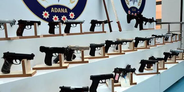Bu daha buzdağının görülen kısmı: Adana'da bir haftada 88 ruhsatsız silah ele geçirildi!