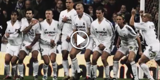 Efsane baraja frikik çeken 'Türk' futbolcu!