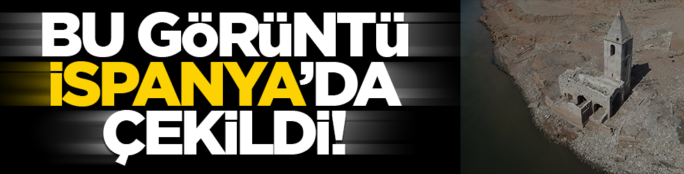 Bu görüntü İspanya'da çekildi!