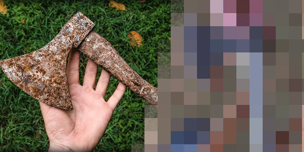 Bu görüntüler milyonlarca kez izlendi! Paslı baltanın son hali herkesi şaşırttı