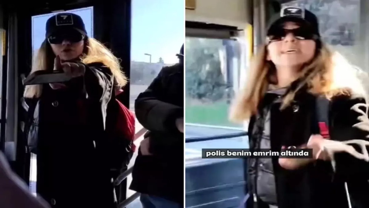 Bu hadsiz kadın gerçekten savcıysa, bitmişiz demektir! Köpeğini otobüste vatandaşların üstüne saldı, "Öldürürüm" diye tehditler savurdu