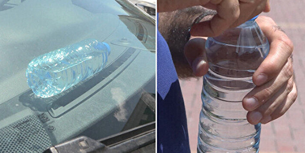 Bu hatayı yapanlar çok! Güneşte bırakılan pet şi̇şeye bakın ne oluyor