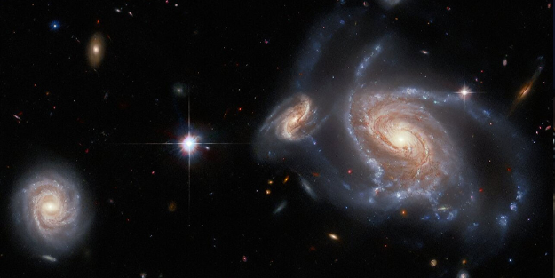 Bu kadar ayrıntılı görmemiştiniz! Hubble Teleskobu Bir Araya Gelen Galaksileri Fotoğrafladı