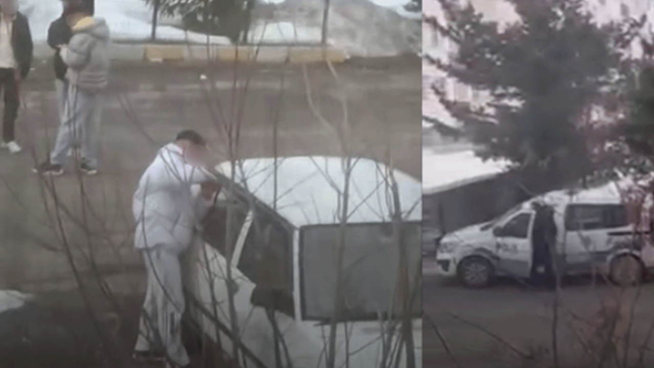 Bu kadarına da pes dedirten görüntüler: Gündüz ortasında tornavidalı soygun kamerada!