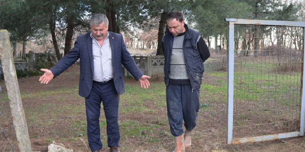 Bu kadarına da pes! Mezarlığın demir kapılarını çaldılar