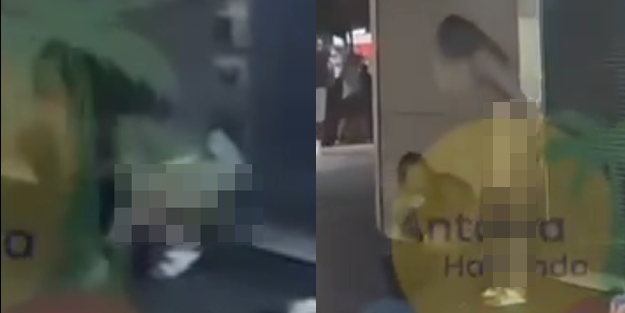 Bu kadınlar Suriyeli olsa kıyameti koparırlar! Sokak ortasında rezalet