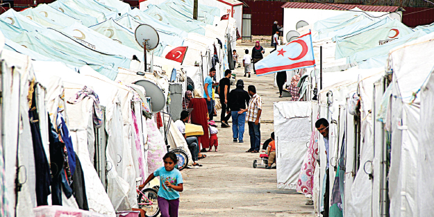 Bu kampta herkes Türkçe konuşuyor