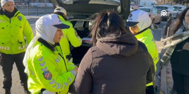 Bu kez ceza araçlara değil yayalara kesildi!