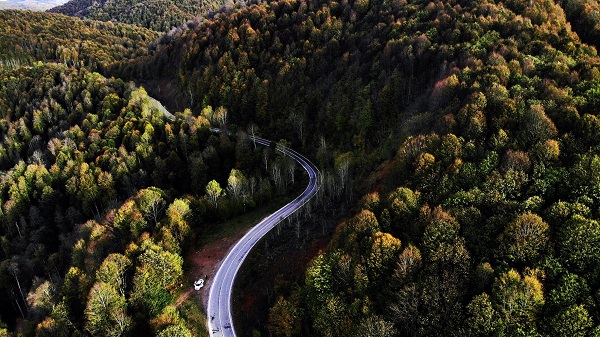 Bu manzarada yolculuk bir başka güzel