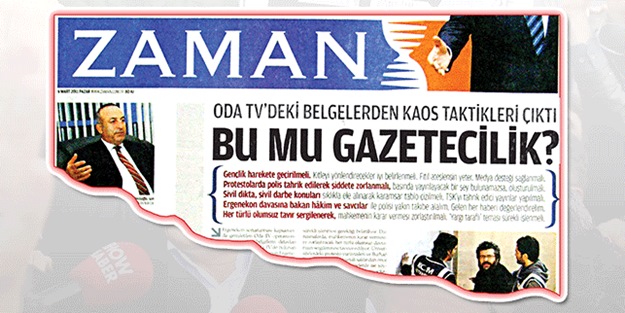 Bu mu gazetecilik Zaman gazetesi?