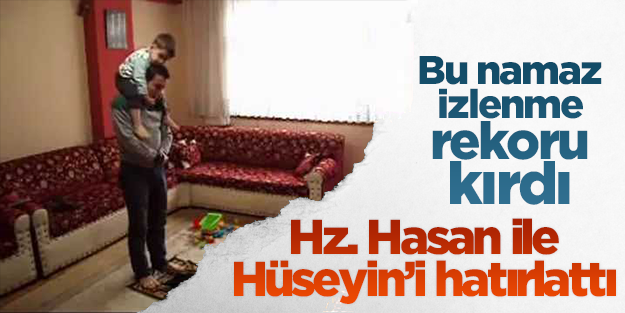 Bu namaz izlenme rekoru kırdı!