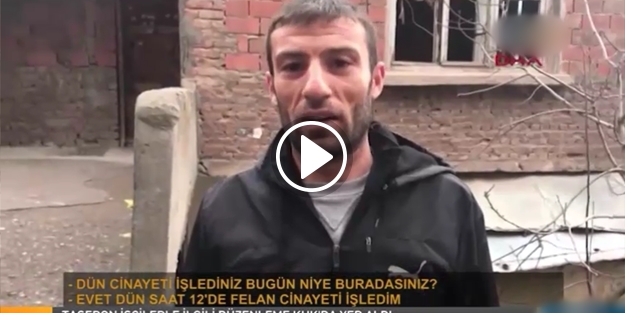 Bu nasıl rahatlık! Eşini öldürüp basına röportaj verdi