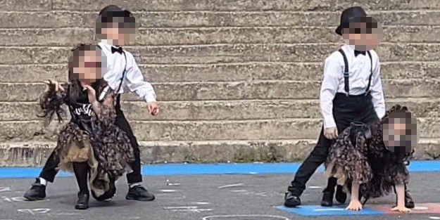 "Bu ne biçim 23 Nisan kutlaması? Bunu yapan Öğretmenin de izin veren velinin de canı cehenneme"