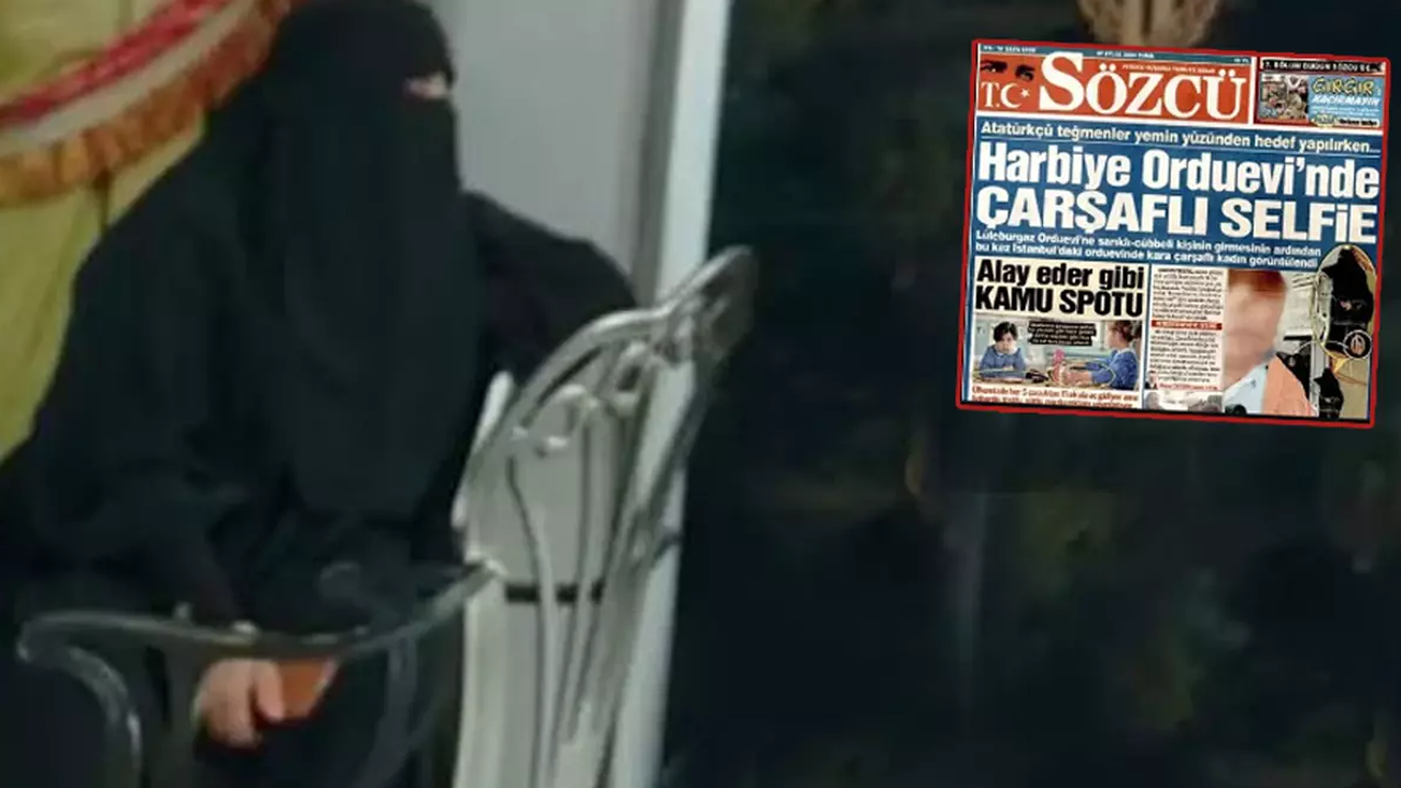 Bu ne hadsizlik! Orada dur Sözcü, hatta biraz geri bas