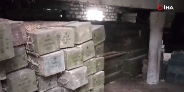 Bu ne Paşinyan? Karabağ’da Ermenilere ait muhimmat deposu ortaya çıkartıldı!