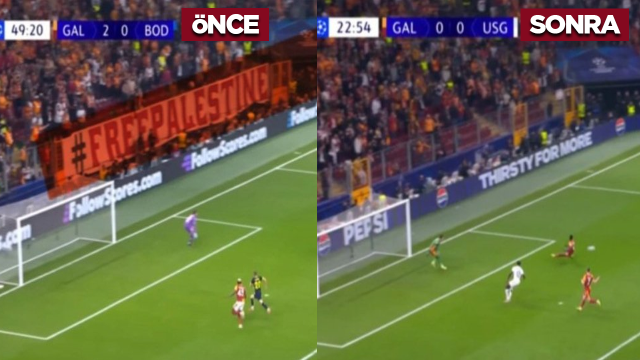 Bu ne rezillik! Galatasaray Coca Cola ile anlaşınca 'Filistin'e Özgürlük!' pankartını kaldırdı!