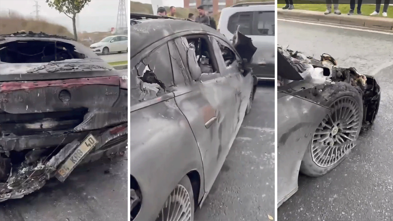 Bu otomobil TOGG olsaydı yeri göğü inletirlerdi! Şarj olurken cayır cayır yandı