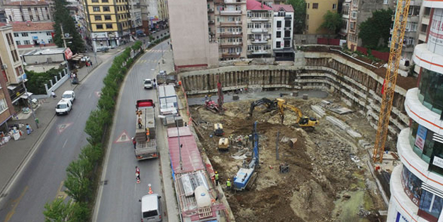 Bu otopark tamamlanınca ilk ve tek olacak!
