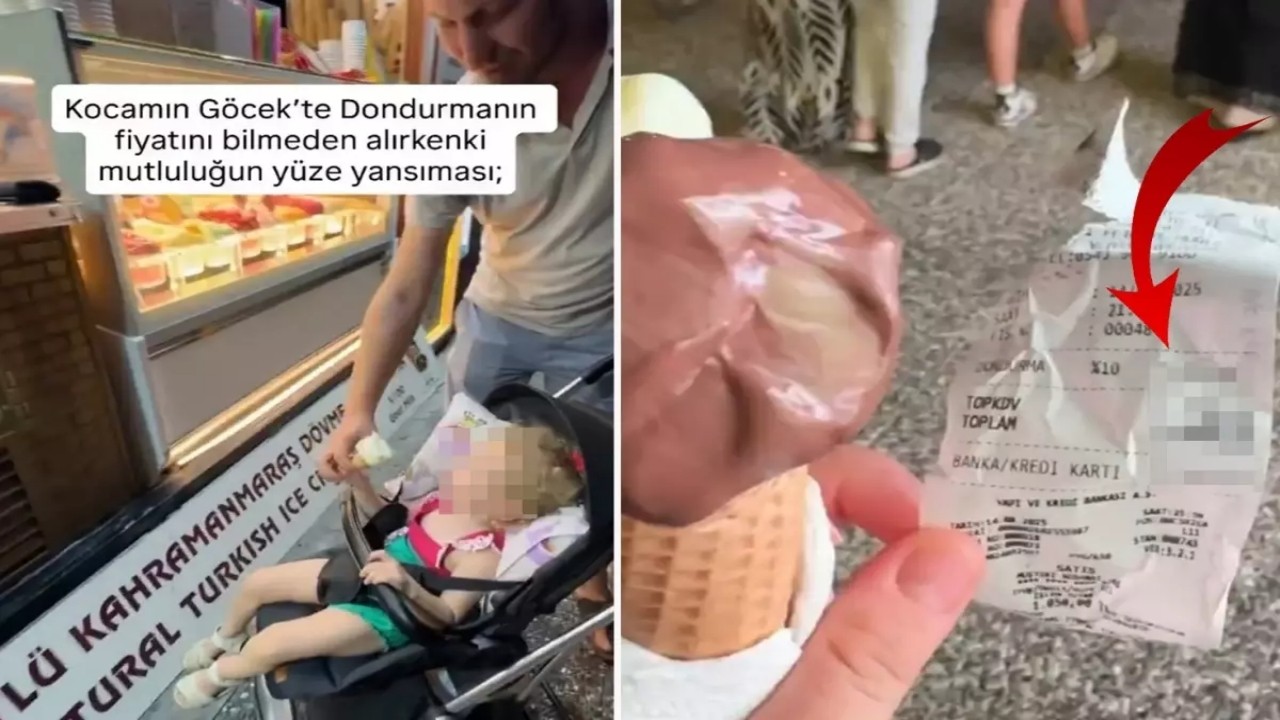 Bu resmen soygun! İki top dondurmayı turiste bakın ne kadara satıyorlar