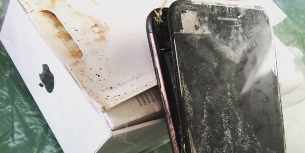 Bu sefer iPhone patladı!