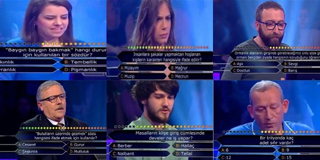 Bu soruları bilemediler - FOTO