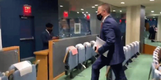 İsrail Büyükelçisi BM Genel Kurulu terk etti