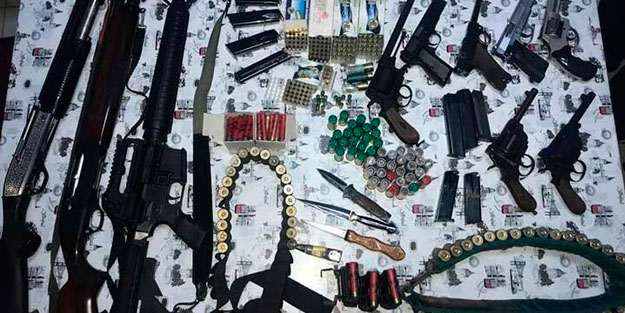 Bu suç aletlerinin hepsi 'kafe'den çıktı