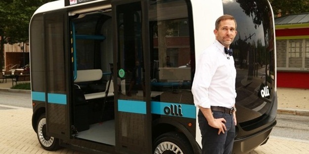 Bu sürücüsüz otobüs 3D yazıcıdan çıktı