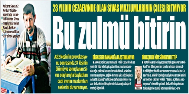 Bu zulmü bitirin