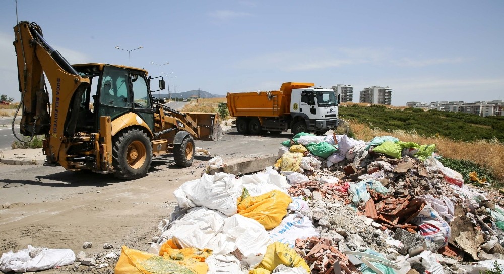 Buca’da kaçak moloz kabusu bitmiyor: Günde 50 ton moloz 