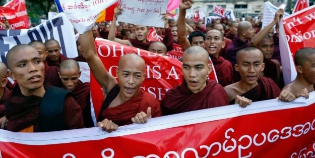 Budist çeteler Müslümanlara karşı gösteri düzenleyecek