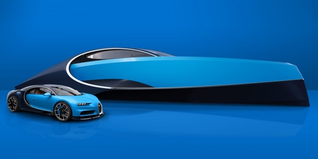 Bugatti yat yaparsa...