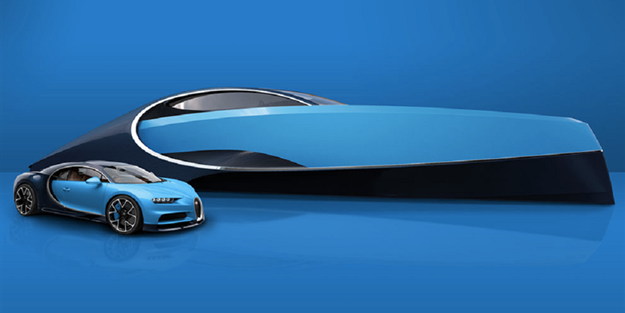 Bugatti'den süper lüks tekne!