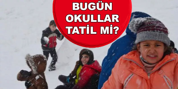 Bugün hangi illerde, ilçelerde okullar tatil? 4 Mart Cuma yarın okullarda kar tatili var mı? Valilik açıklama yaptı mı?